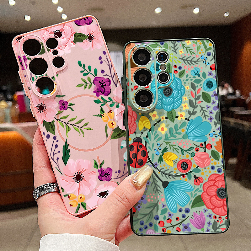 Farming For Agriculture - Romantic Garden Flower Magnetic Phone Case