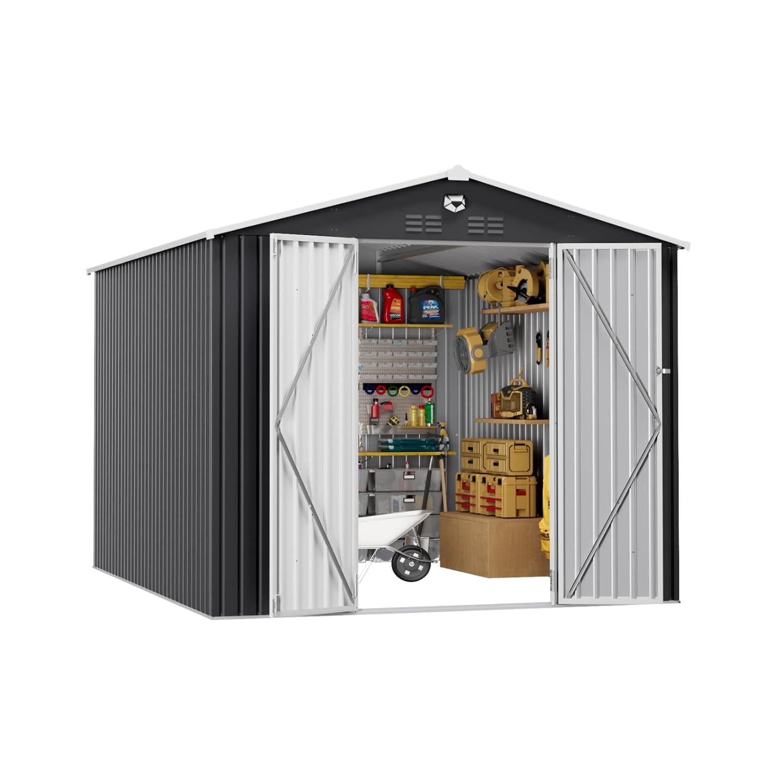 Farming For Agriculture - 10x12 FT Metal Outdoor Storage Shed