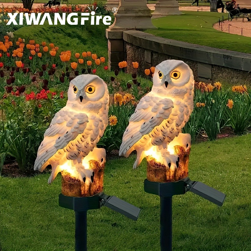 Farming For Agriculture - Solar Owl Statue Garden Light LED