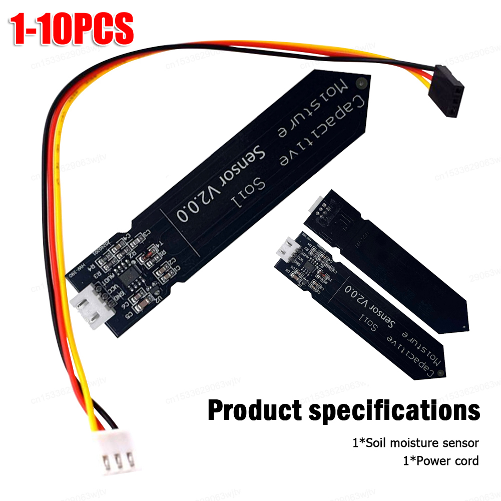 Soil Moisture Sensor - 1-10PCS HW-390 Capacitive Soil Moisture Sensor