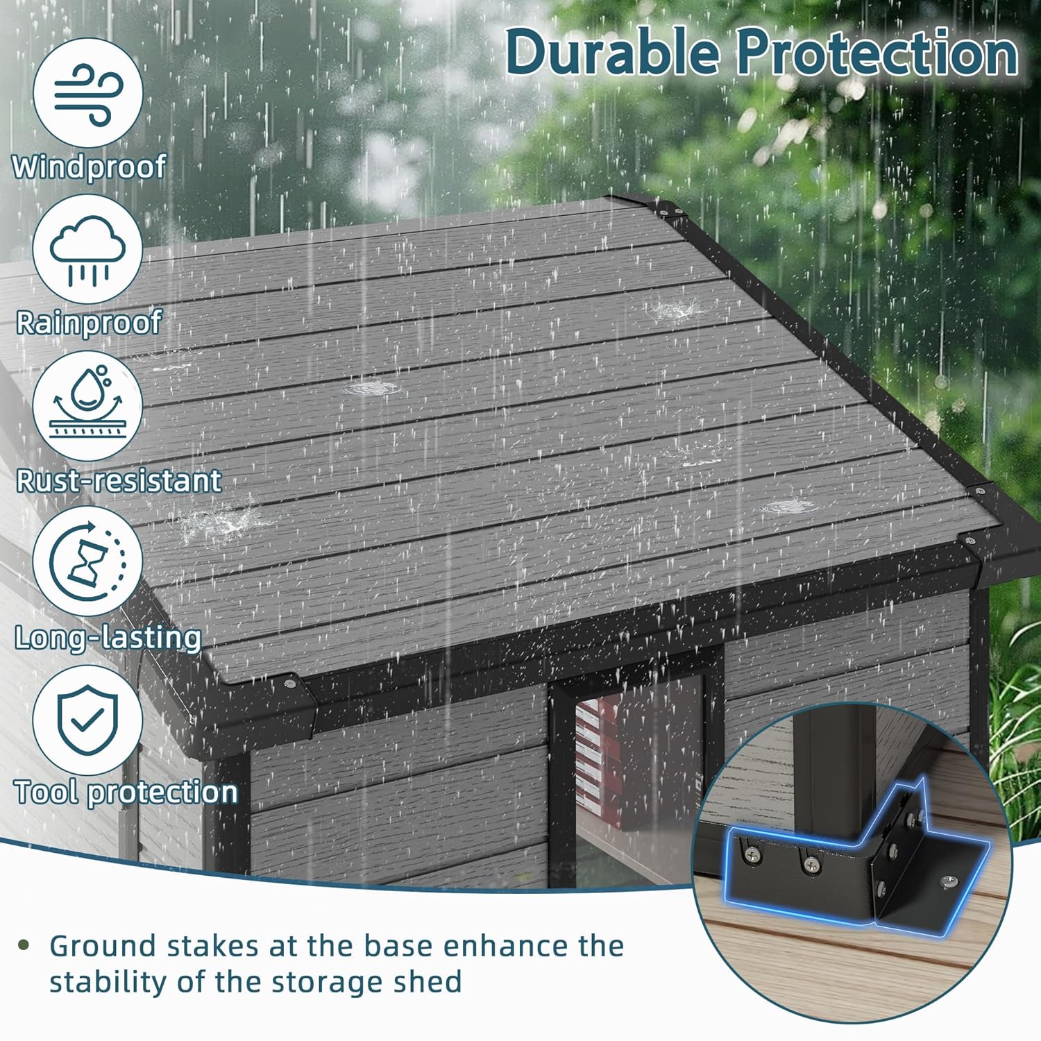 6X4 FT Outdoor Shed, Plastic S - Farming For Agriculture incelemesi ve fiyatı