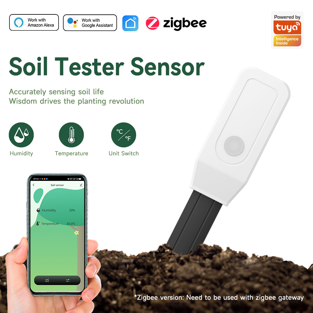 iHseno Tuya Zigbee Smart Soil  - Soil Moisture Sensor incelemesi ve fiyatı
