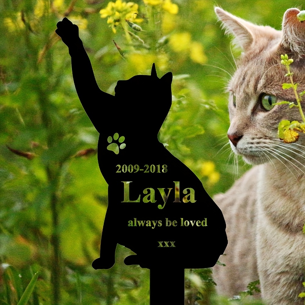 Custom Cat Memorial Stake, Cat - Farming For Agriculture incelemesi ve fiyatı
