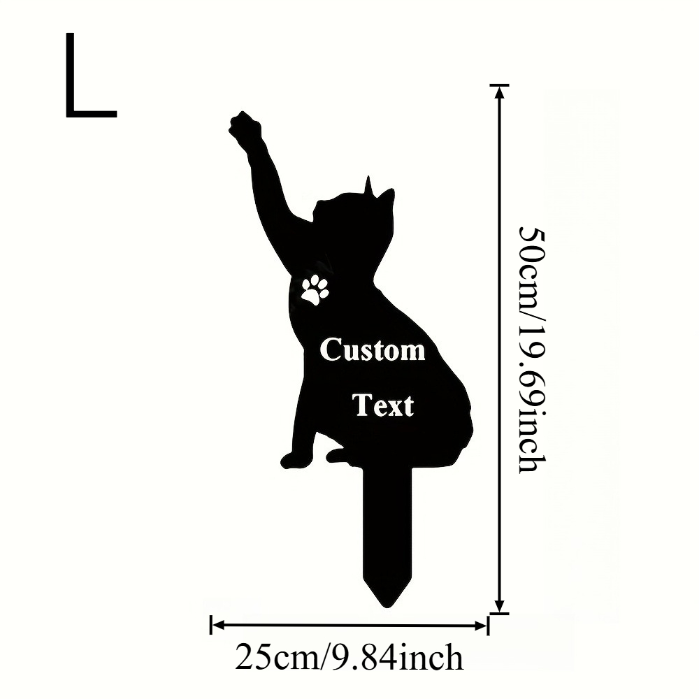 Custom Cat Memorial Stake, Cat - Farming For Agriculture incelemesi ve fiyatı