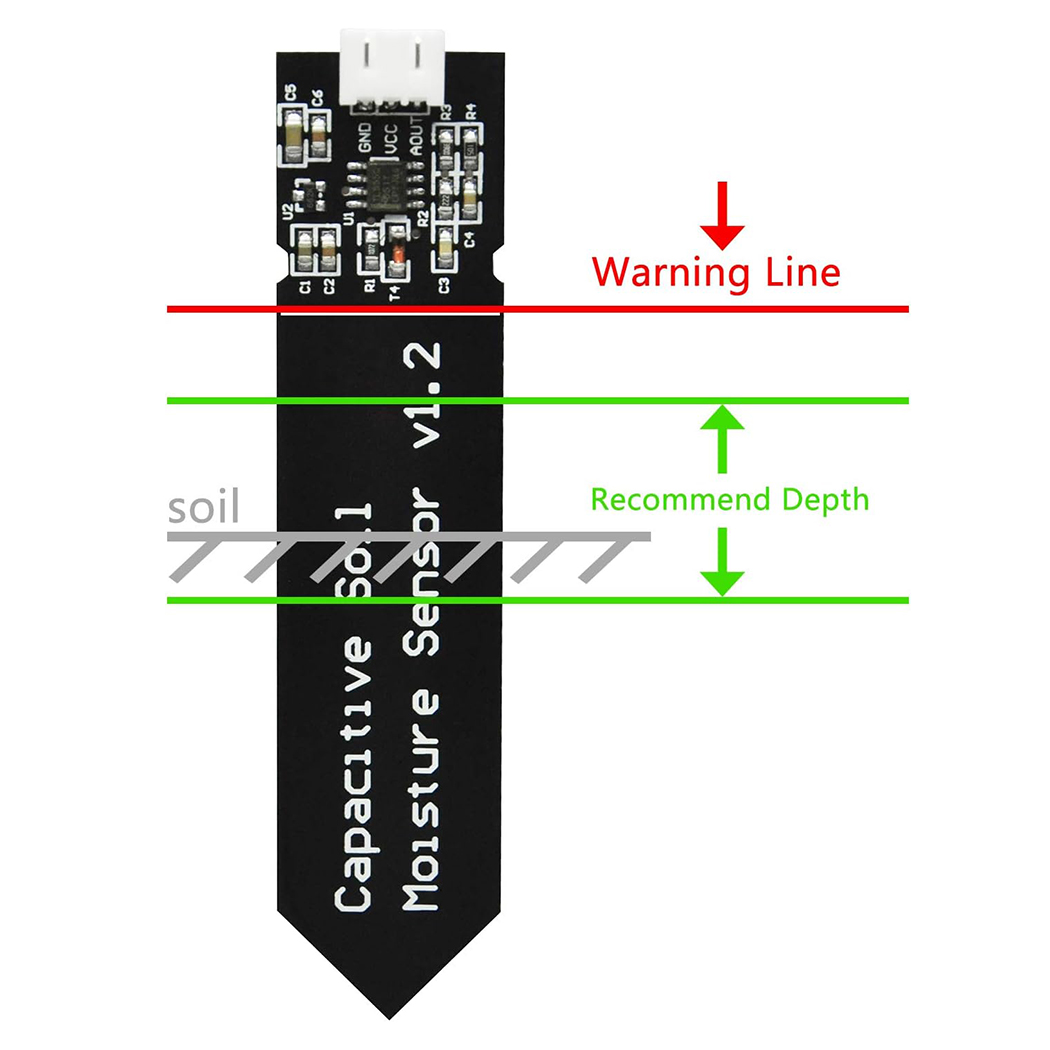 Capacitive Soil Moisture Senso - Soil Moisture Sensor incelemesi ve fiyatı