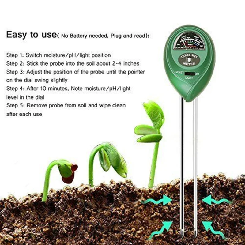 Garden PH Meter Sunlight 3in1  - Soil Moisture Sensor incelemesi ve fiyatı