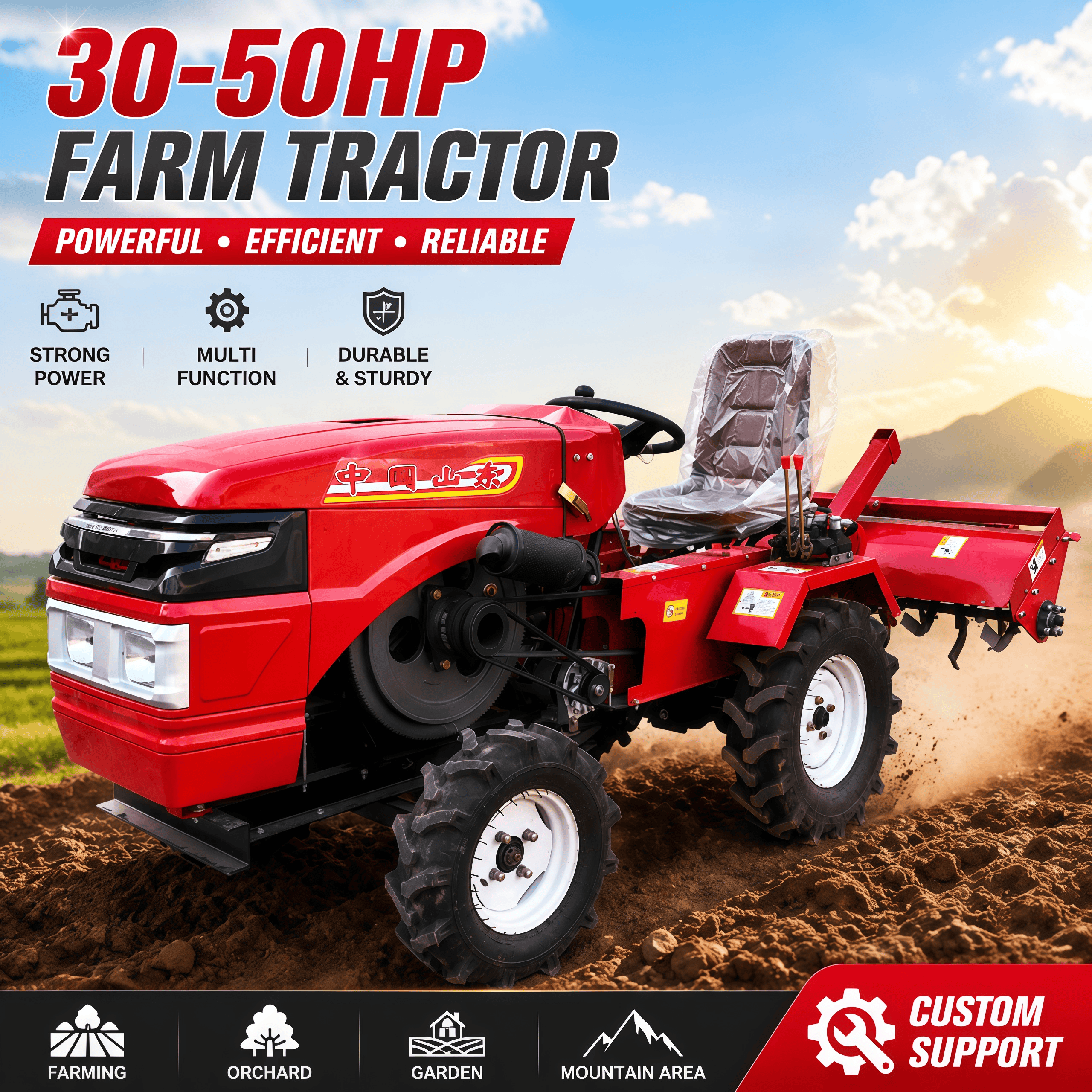 Customized Farm Tractor Compac - Agriculture Farming Services incelemesi ve fiyatı