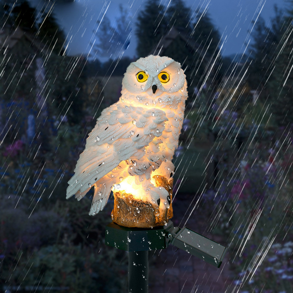 Solar Owl Statue Garden Light  - Farming For Agriculture incelemesi ve fiyatı