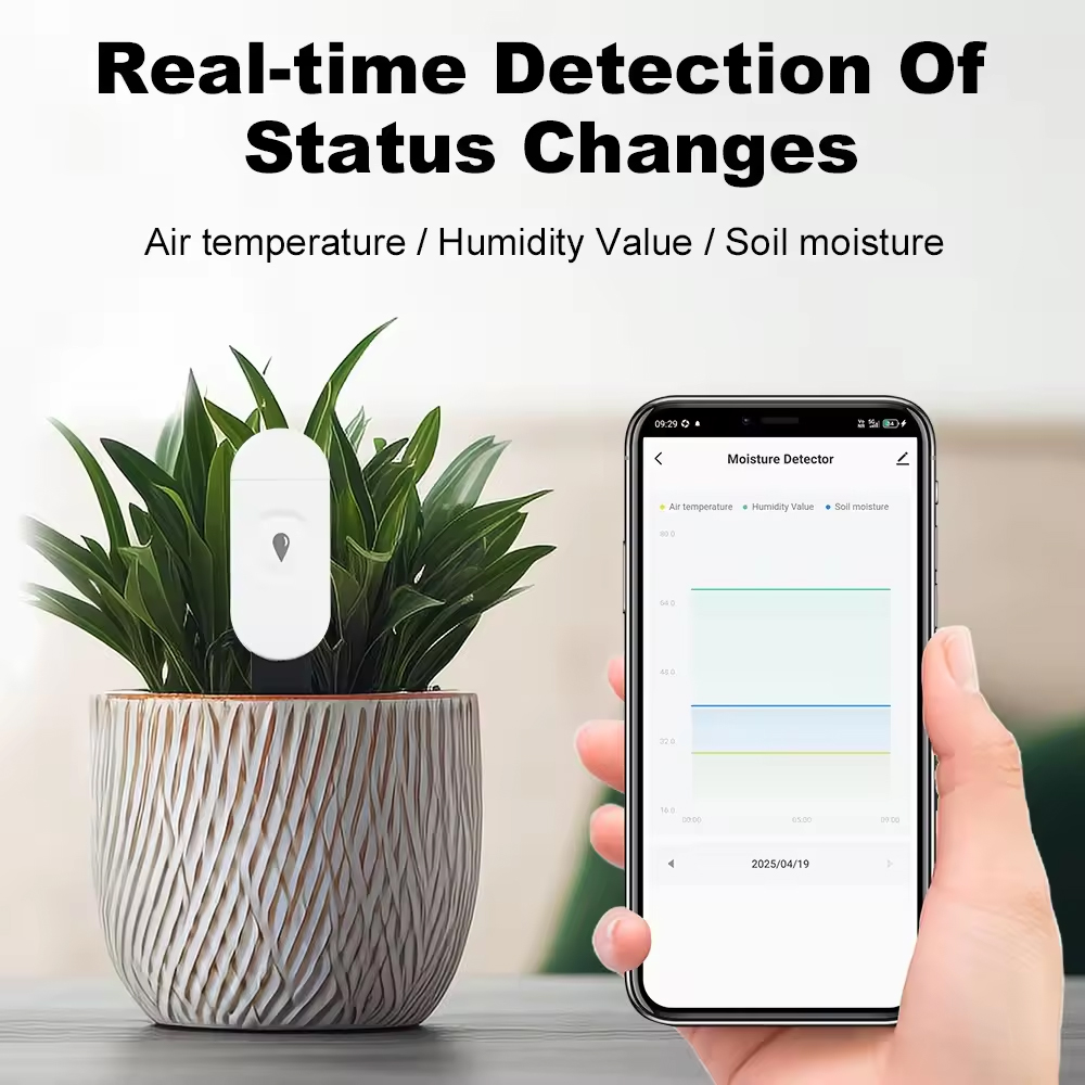 Tuya Zigbee Temperature Humidi - Soil Moisture Sensor incelemesi ve fiyatı