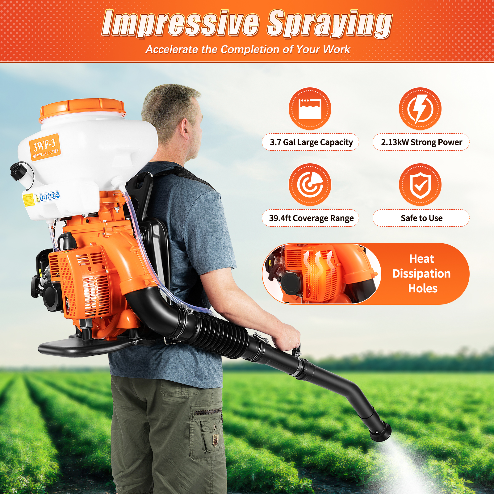 Sprayer Backpack 14L High-Pres - Agriculture.Farming Design incelemesi ve fiyatı