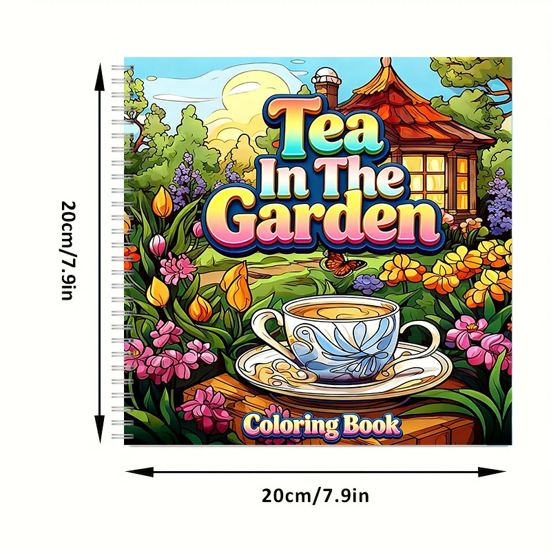 Tea In The Gardens Coloring Bo - Farming For Agriculture incelemesi ve fiyatı