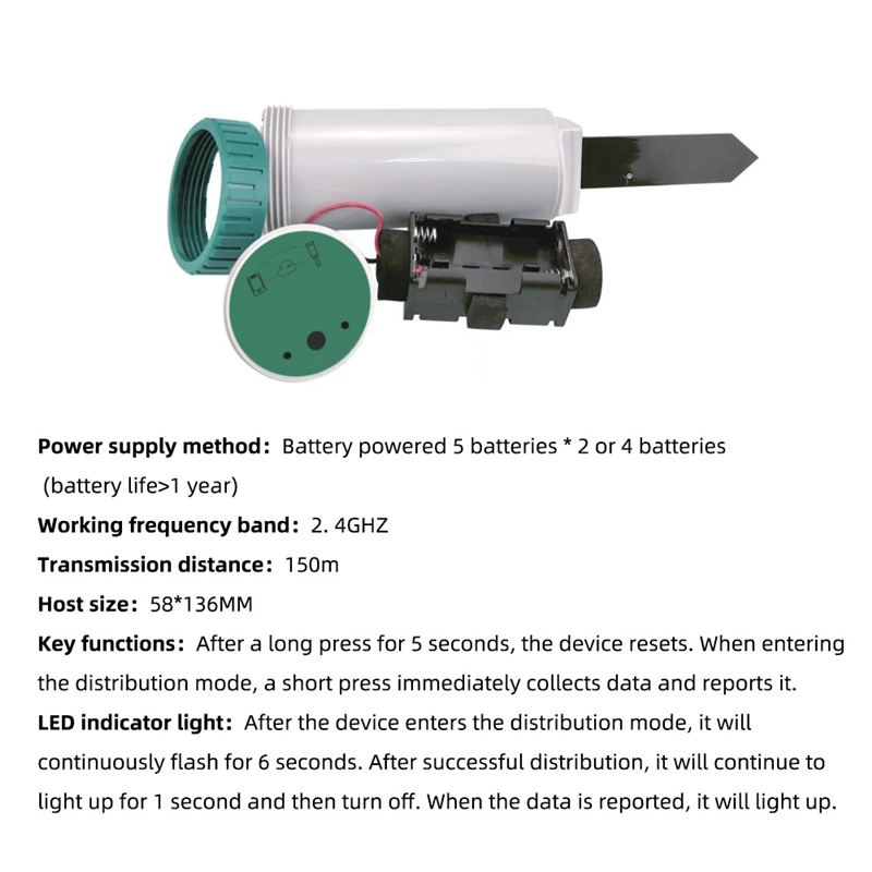 Zigbee Smart 4 In 1 Soil Teste - Soil Moisture Sensor incelemesi ve fiyatı